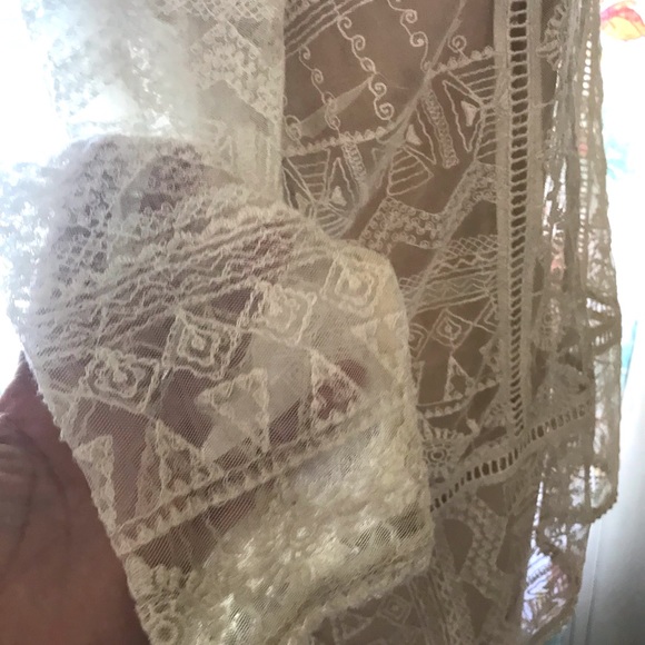 “next “, Sz.14 sheer lace top, Boho, gypsy ,fairy,romantic shabby, Downton,sexy - Picture 8 of 11